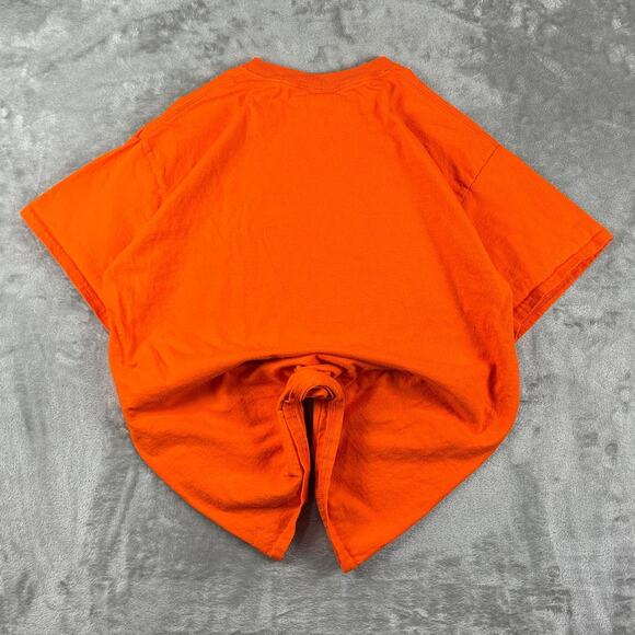 VTG MV Sport Idaho State Bengals Orange College Graphic T-shirt Size Large - Picture 2 of 7